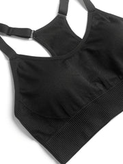 Sports Bra Women's Full Coverage Racer Back Seamless T-shirt Bra