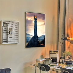 2pcs Movie Scene Poster Home Decor Wall Canvas Painting