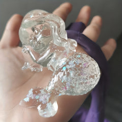 Mermaid Silicone Mold 3D Mermaid Princess Craft Art Resin Mold DIY Candle Molds