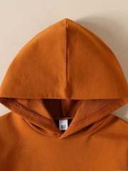 Boys Casual Hooded Sweatshirt Long Sleeve Pullover Top