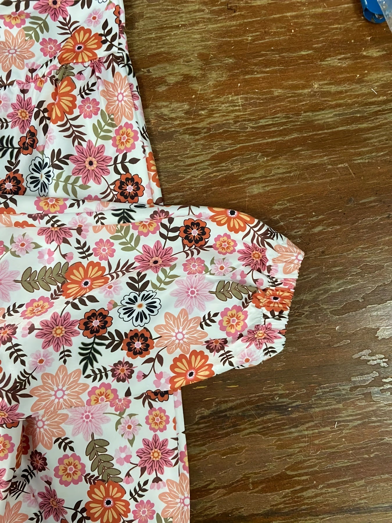 Baby Girls Ethnic Printed Pleated Jumpsuit