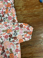 Baby Girls Ethnic Printed Pleated Jumpsuit