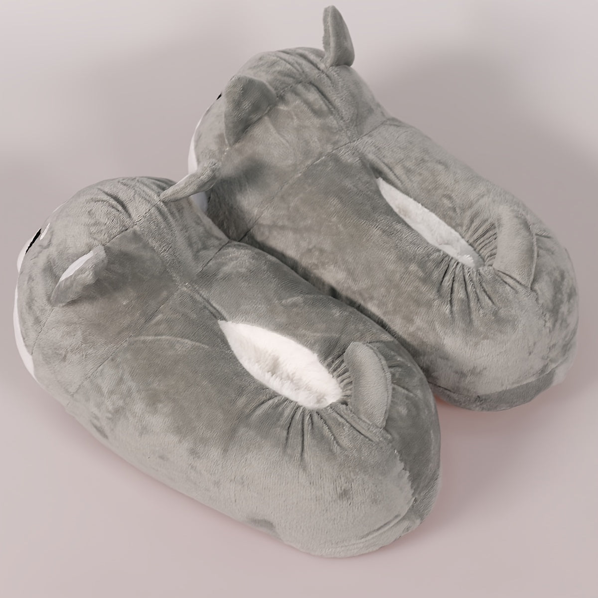 Men's Husky Plush Cozy House Slippers Anti Skid Winter Shoes
