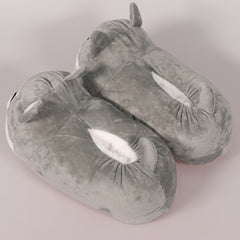 Men's Husky Plush Cozy House Slippers Anti Skid Winter Shoes