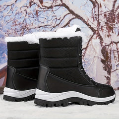 Women's Non slip High Tube Snow Shoes Warm Thick Bottom Shoes