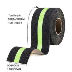 1pc Glow In Dark Heavy Duty Anti Slip Tape 5.08cm x 5.03m Waterproof