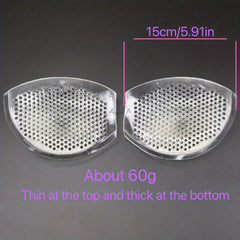 Silicone Bra Insert Pads Waterproof Chest Enhancer Women's Lingerie