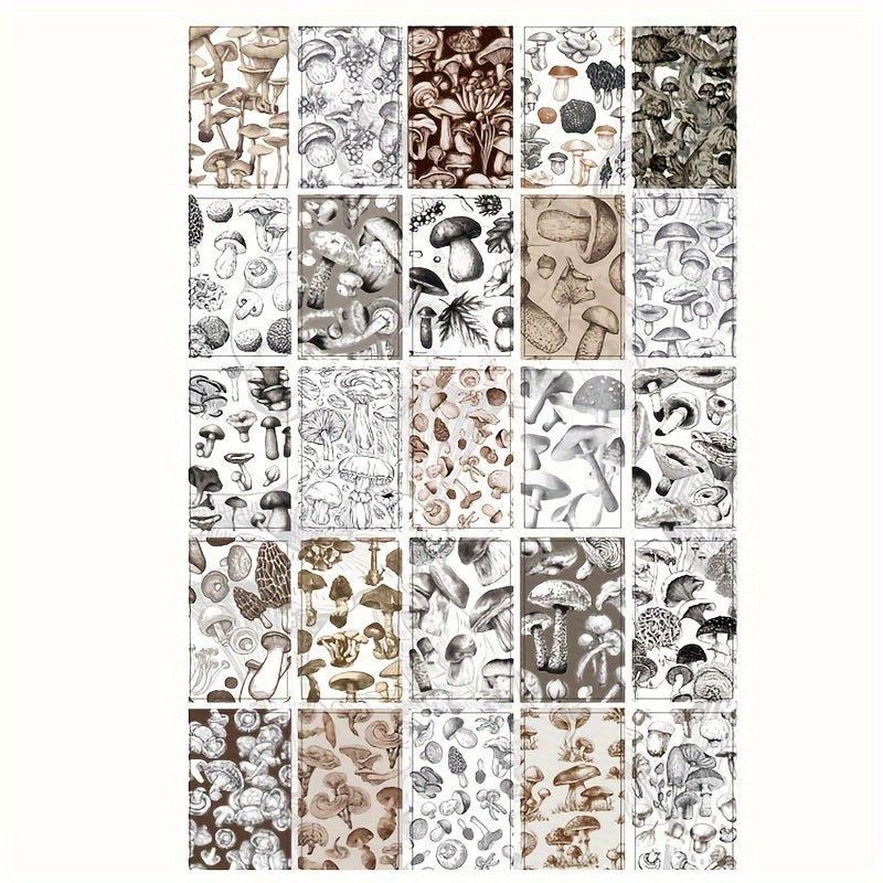 50 Sheets Retro Plant Floral Gift Wrapping Paper Notebook Base Paper