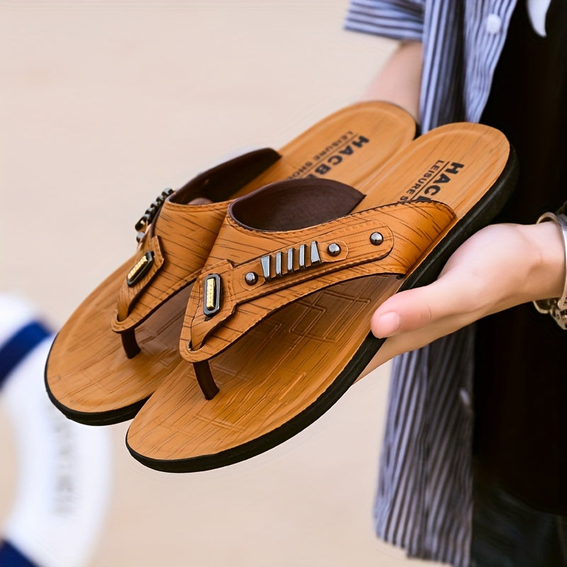 Men's Non Slip Flip Flops Quick Drying Thong Sandals
