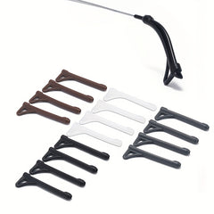4 Pairs Silicone Anti Slip Glasses Ear Hooks Keep Glasses Secure