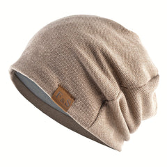 Solid Spring Beanies Hat Unisex Casual Knitted Outdoor Soft Fordable Bonnet Wint