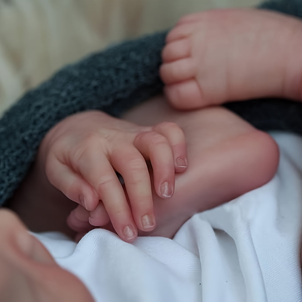 Realistic Reborn Doll with Visible Veins Full Body Vinyl Boy Toy