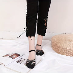Butterfly Pattern Sheer Ankle Socks Women's Stockings