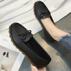 Women's Bowknot Flat Shoes Casual Soft Sole Loafers