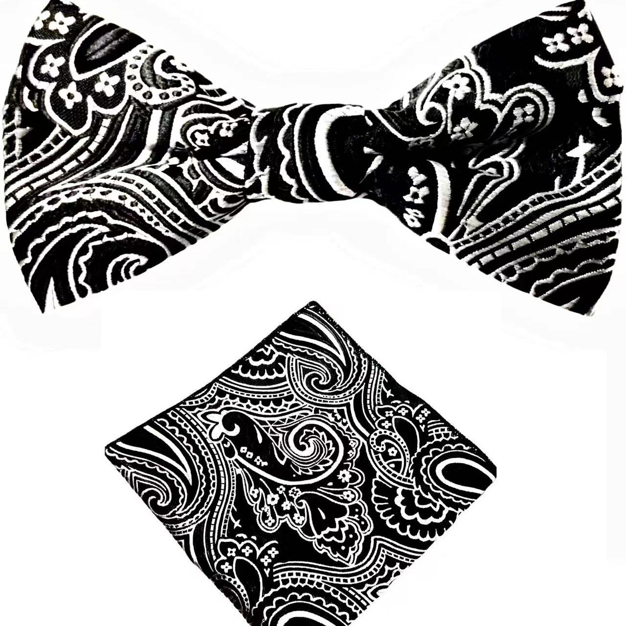 Men's Bow Tie Square Scarf Box Set Business Classic