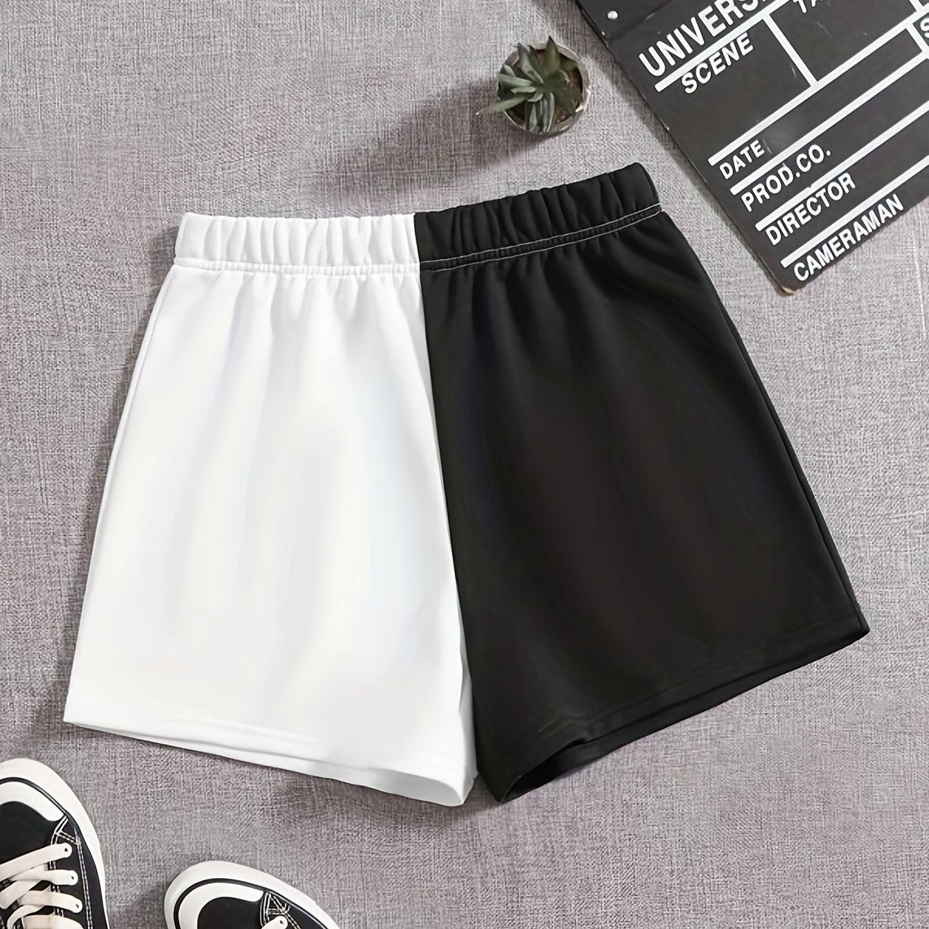 Colorblock Stretch Sleepwear Shorts