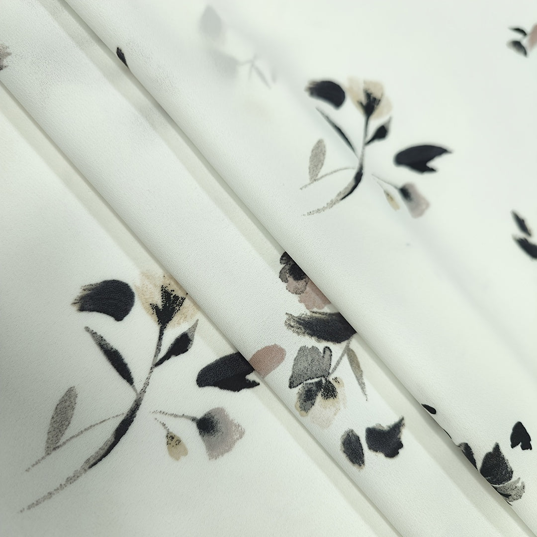 1yard Chiffon Fabric for DIY Clothes Pants Dress, Comfortable Breathable Fabric