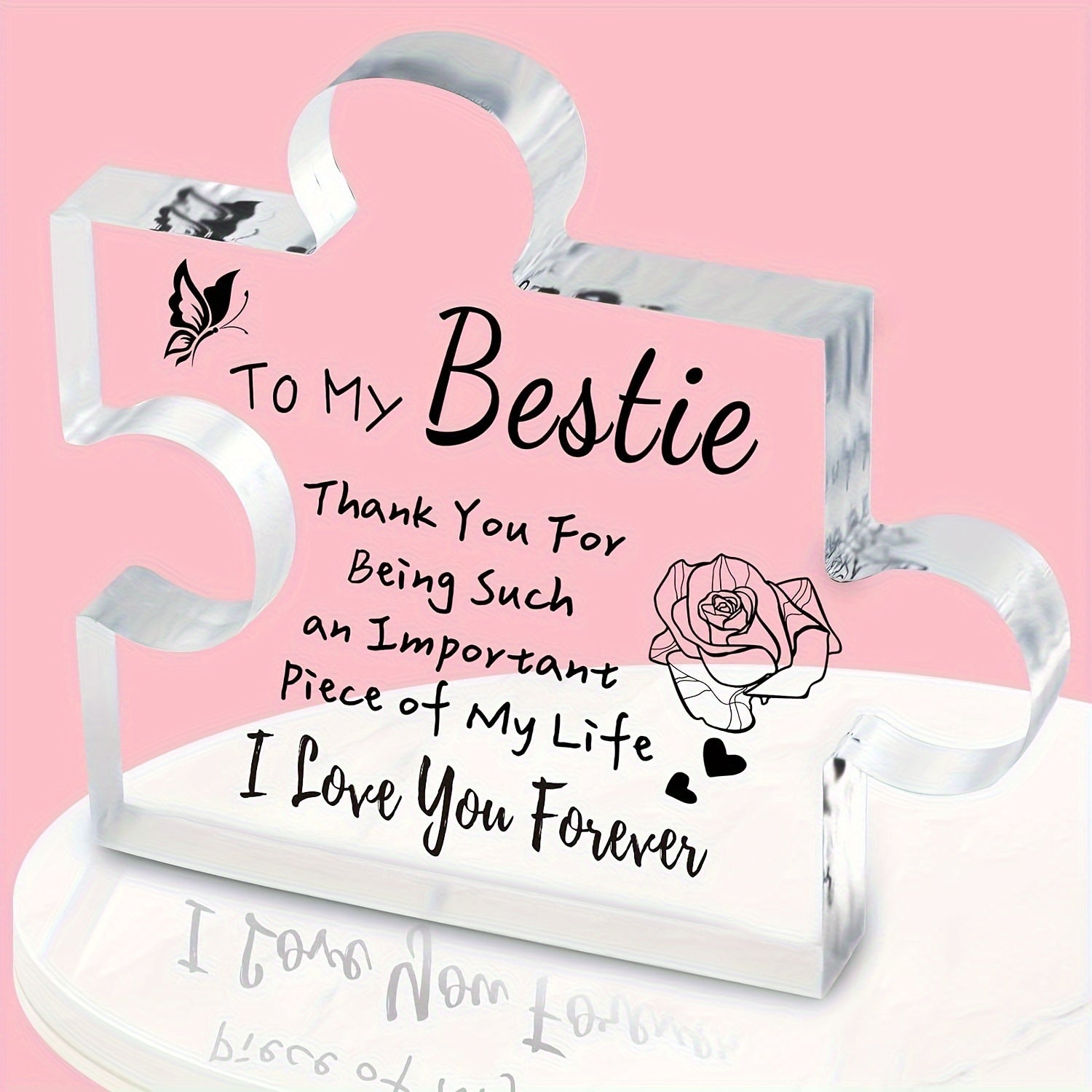Acrylic Besties Desktop Ornaments - Birthdays Halloween Christmas Gifts