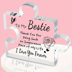 Acrylic Besties Desktop Ornaments - Birthdays Halloween Christmas Gifts