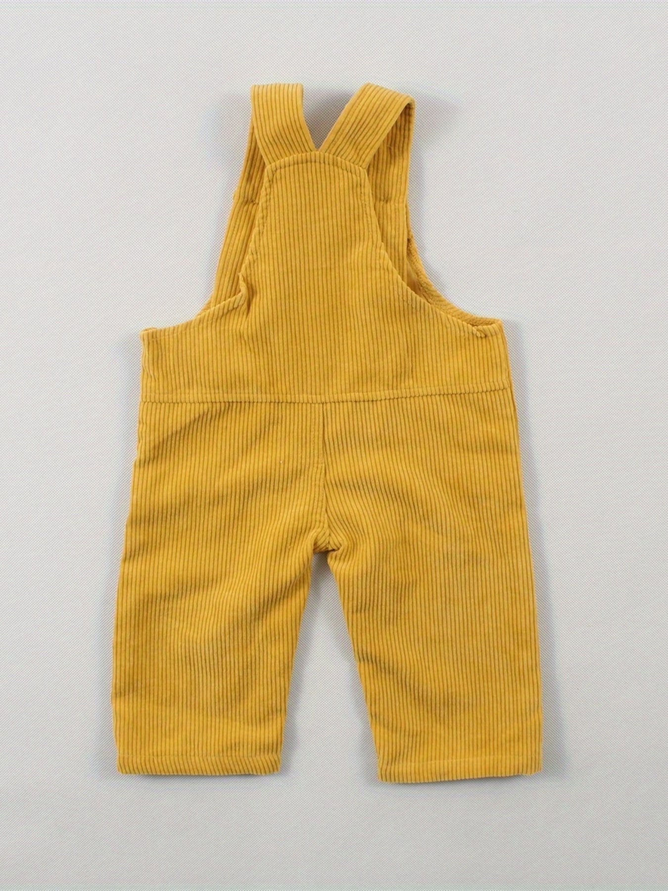 Boys Corduroy Overalls Soft Comfy Breathable Kids Clothes