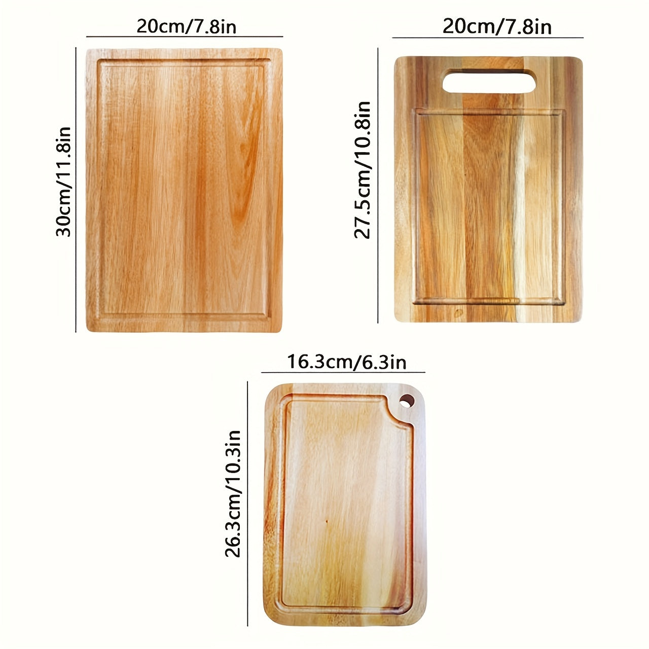 Versatile Wooden Cutting Board for Outdoor Cooking and BBQ