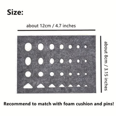 8 Packs Wool Felt Mold Template Kits for Plush Toy Craft