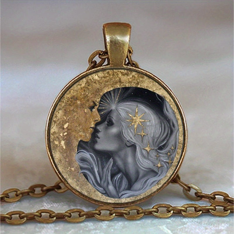 Moon Beauty Pendant Necklace for Girls