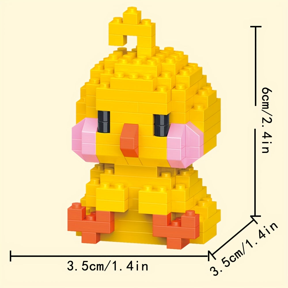 Mini Animal Building Blocks Toys Chicken Cow Crocodile Ducks Elephant