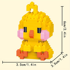 Mini Animal Building Blocks Toys Chicken Cow Crocodile Ducks Elephant