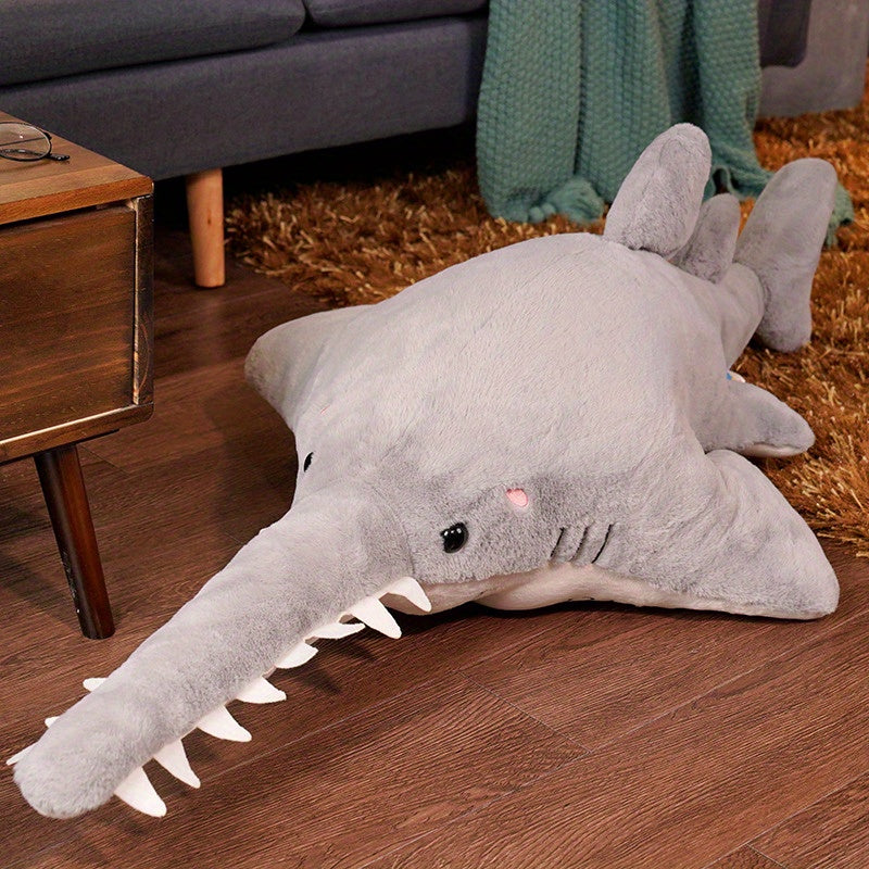 Giant Toothed Shark Plush Toy for Kids