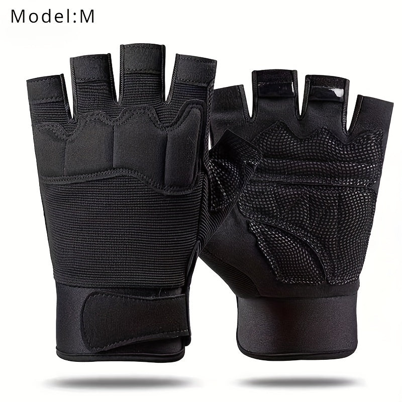 Kids Half Finger Gloves Non slip Training Protective Gloves