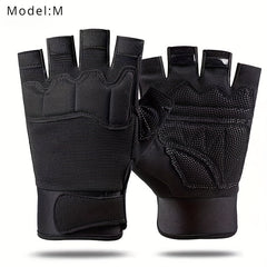 Kids Half Finger Gloves Non slip Training Protective Gloves