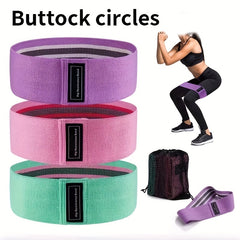 Stretchy Squat Elastic Resistance Bands Yoga Exercise Fitness
