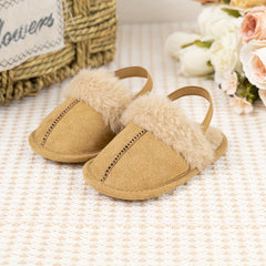 Cozy Fleece House Shoes For Baby Girls