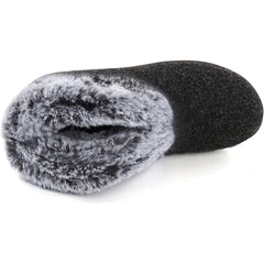 Women's Fuzzy Indoor Outdoor Slippers Solid Comfort Shoes