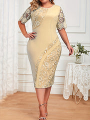 Lace Sleeve Wedding Dress Slim Fit
