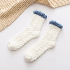 Men's Cozy Fleece Crew Socks for Winter
