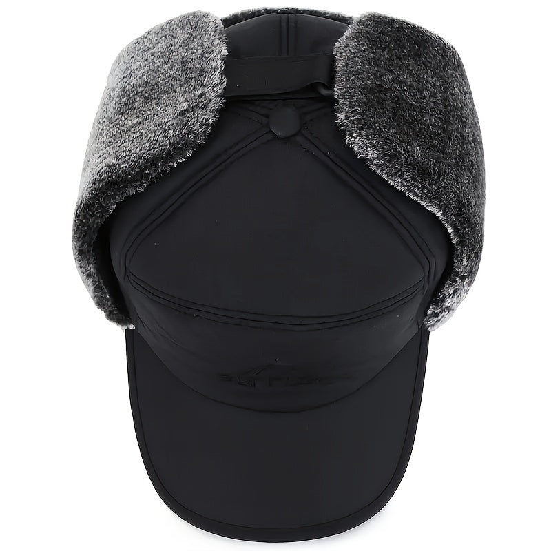 Winter Warm Trapper Hat Fleece Thickened Ear Protection Hat Face Cover