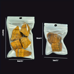 2OZ 4OZ Natural Tiger's Eye Rough Stones for Tumbling Wicca Reiki Healing