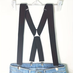 Men's High Elasticity Suspenders With Protection Clips