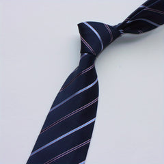 1200 Needles Classic Stripe High Neck Tie for Men Size 3 15Inch