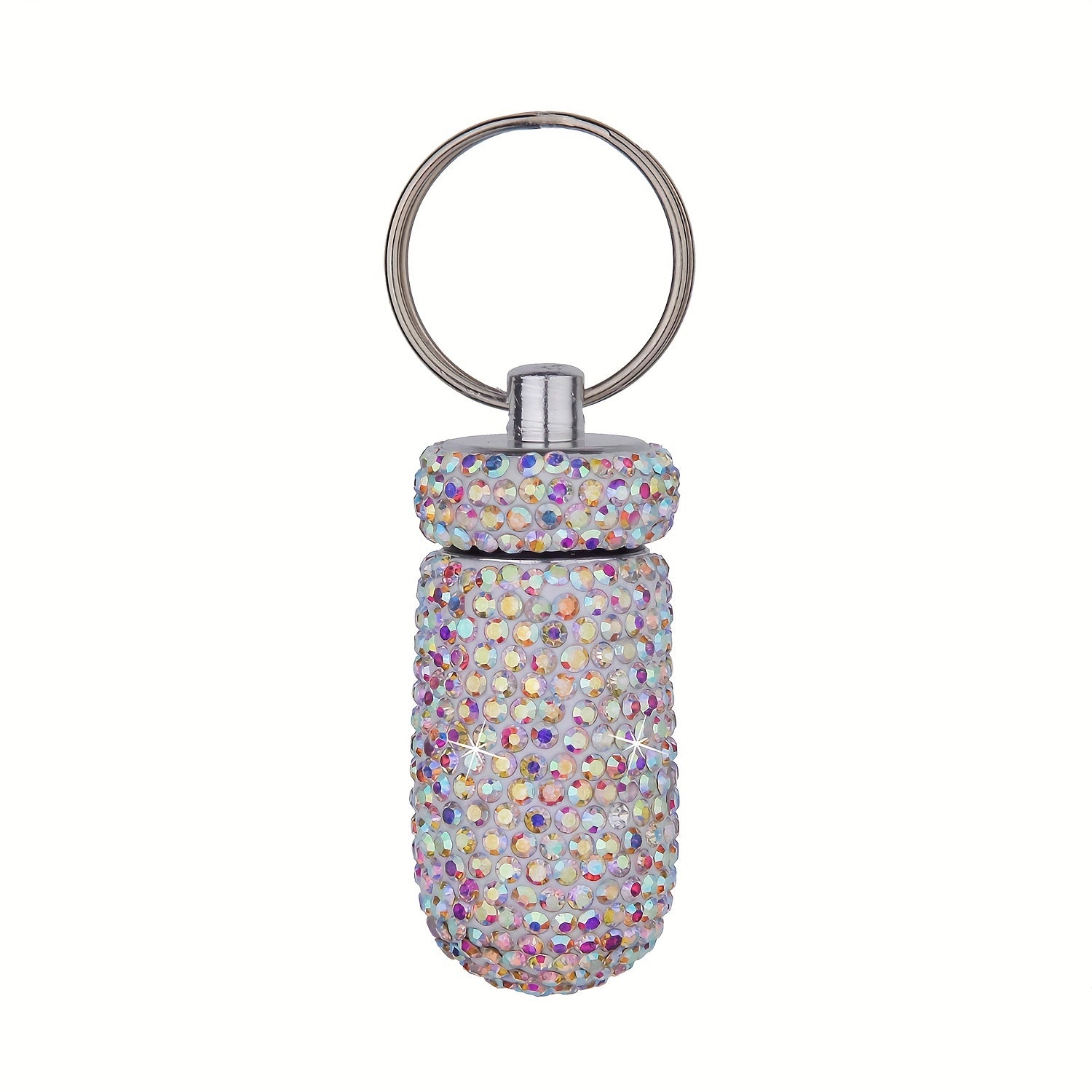 Portable Pill Case Waterproof Pill Holder Bling Pill Box Medicine Dispenser