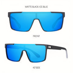 Polarized UV400 Sunglasses Photochromic One Piece for Outdoor Sports