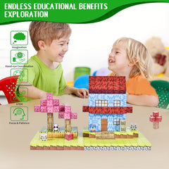 64pc Educational Building Blocks Set for Boys and Girls
