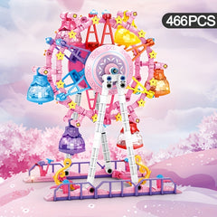 Dreamy Princess City Ferris Wheel Building Block Set