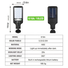 LED Solar Street Lights Waterproof Dusk to Dawn
