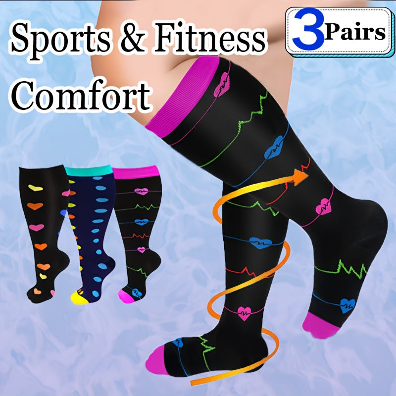4 Copper Compression Socks 20-30 mmHg for Women & Men Circulation Support