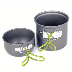 Portable Picnic Non Stick Pot Stainless Steel Cookware for Outdoor Camping