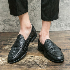 Men's Double Monk Loafers Comfy Casual Shoes