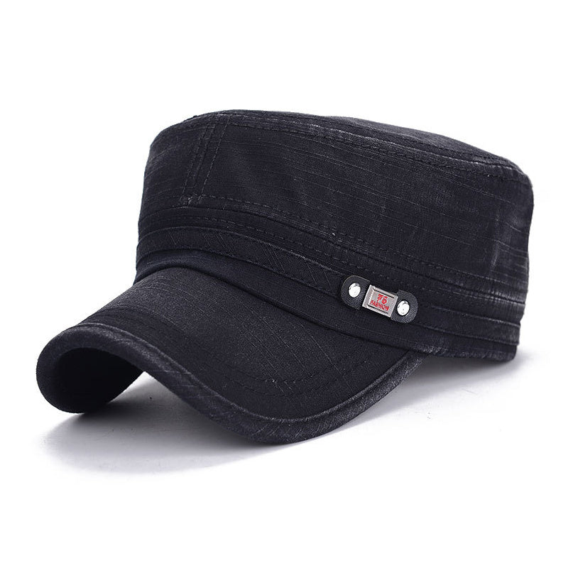 Casual Flat Cap Baseball Cap Military Cap Sun Hat One Size Men Women